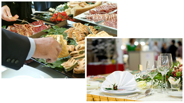 dinner catering options photo